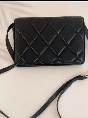 H&M Quilted Black Crossbody Bag